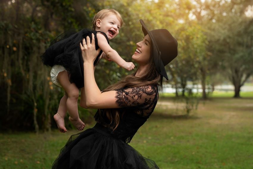 Mutter mit Baby Kinderwillkommensfest Klaudia Fagerer